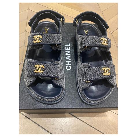 chanel women dad sandals 39.5